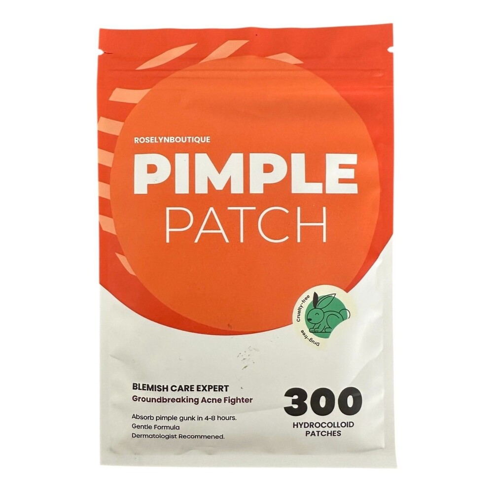 Pimple Patches for Face 300 Counts 4 Sizes - Hydrocolloid Acne Patches